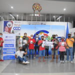 Group photo of the beneficiaries of negosyo kits in Dolores, Quezon