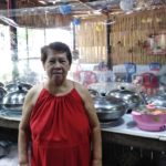 in photo: Ms. Merlita Mundin, the owner of Mundin's Eatery
