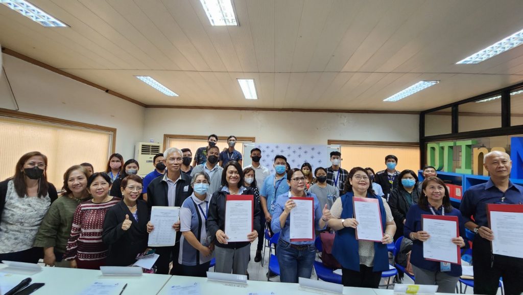 In photo: DTI - Regional Operations Group Undersecretary Blesila A. Lantayona, DTI - IVA OIC Regional Director Marissa C. Argente, DTI - IVA OIC Assistant Regional Director Revelyn A. Cortez, DTI - Laguna OIC Provincial Director Cesar German L. Gerpacio, DOLE - IVA Regional Director Atty. Ma. Karina B. Perida-Trayvilla, and DOLE - Laguna Provincial Director Guido R. Recio and other DTI - IVA's Provincial Directors together with the Government Interns.