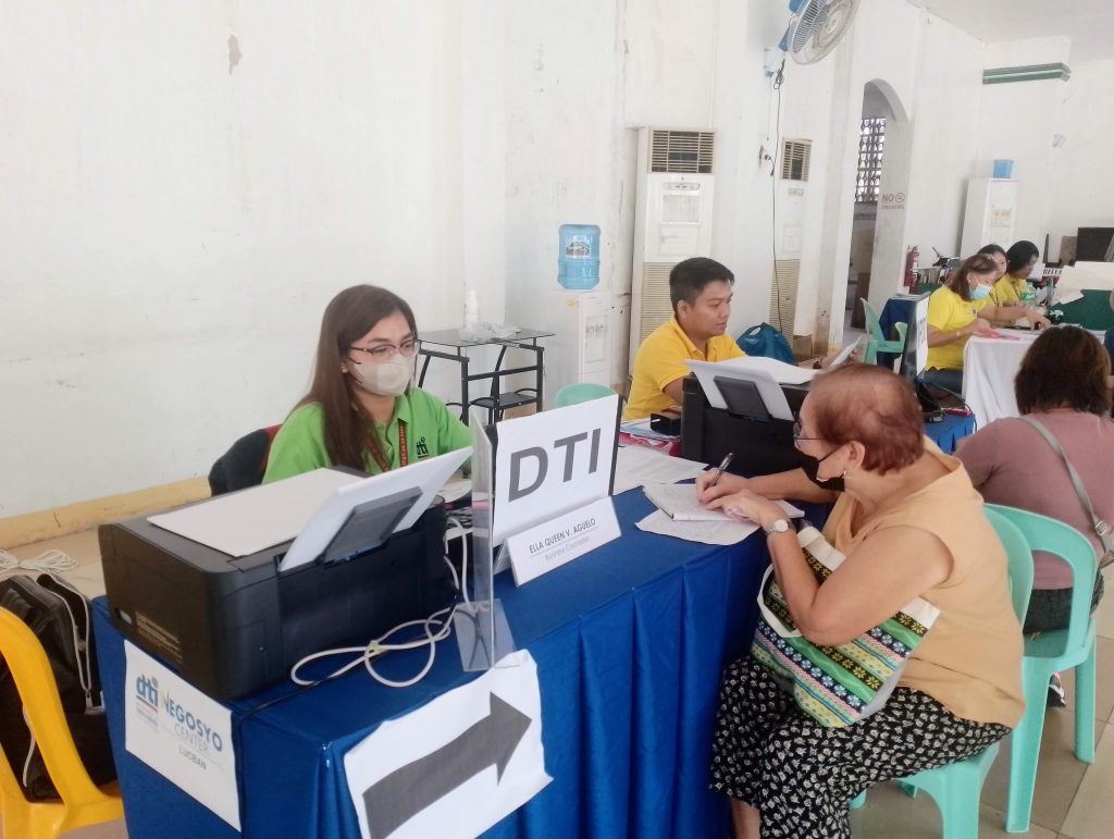 Negosyo Center Business Counselor assisting client.