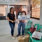 Negosyo Center Business Counselor together with one of the PPG beneficiaries in Tiaong, Quezon.