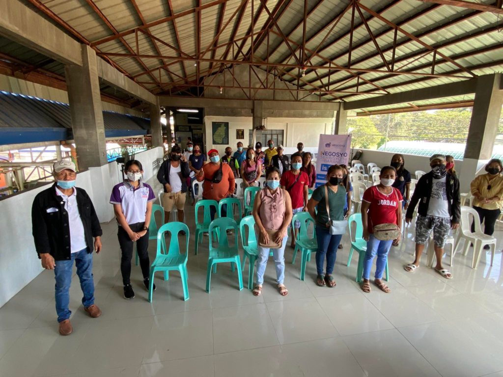 in photo: Attendees from Barangay Malabanban Sur, Candelaria, Quezon who participated the face-to-face and information dissemination activity