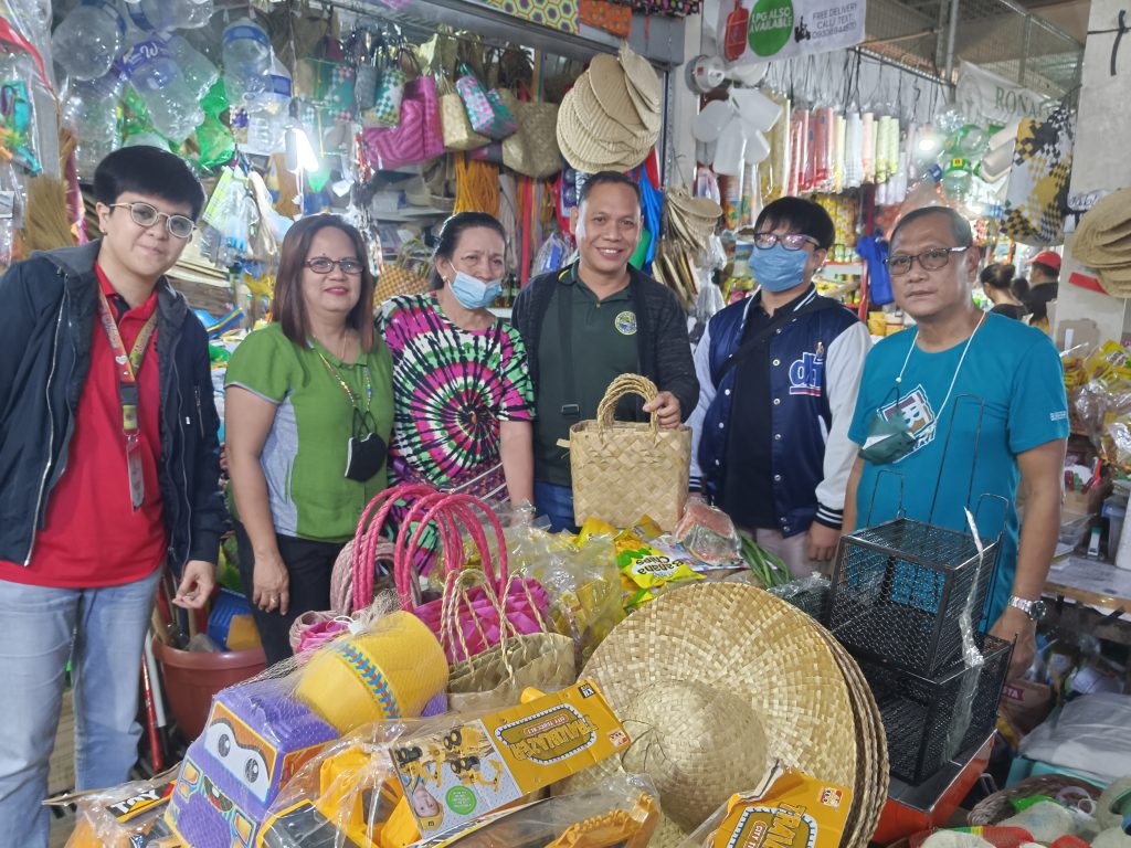 Gumaca Tourism Office and DTI Negosyo Center – Gumaca visiting the local handicrafts stores.