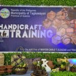Photo of handicraft training finished products