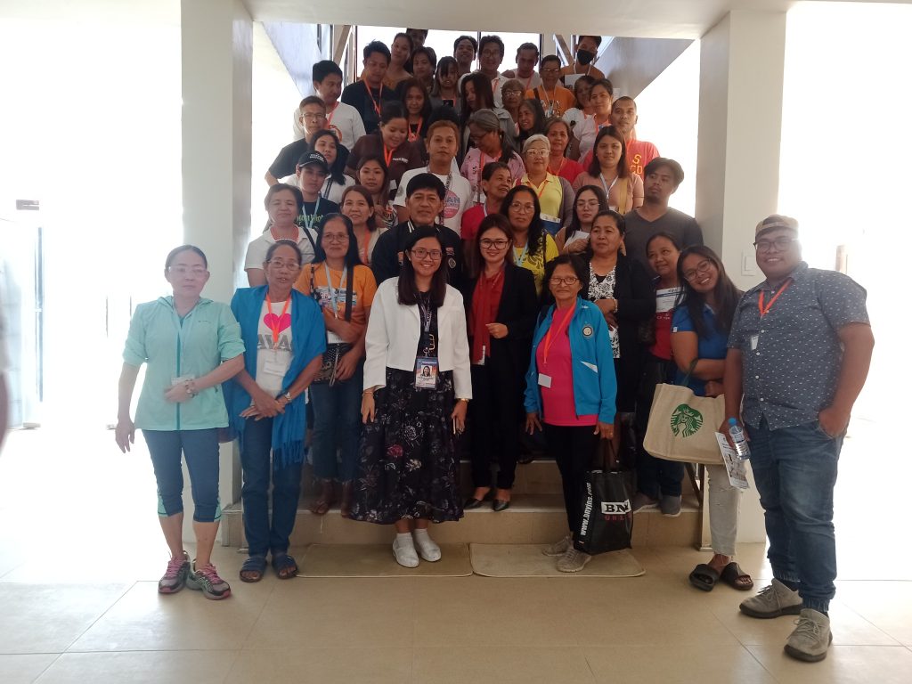 DTI Quezon together with the attendees of Food Safety Sanitation and Hygiene Seminar from Atimonan, Quezon