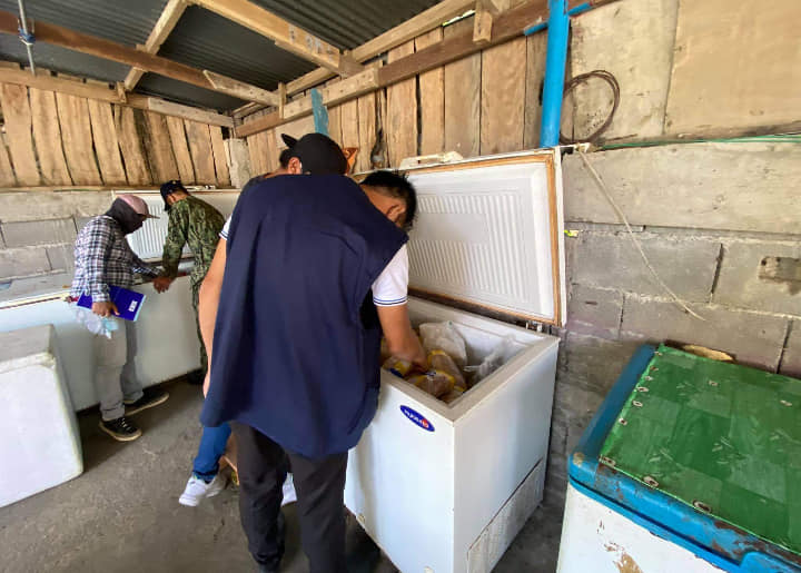 The Provincial Task Force assigned to monitor compliance to the "Temporary Ban of Pre-packed Unlabeled Processed Meat and By-Products" conducted an inspection in the capital town of Basco.
