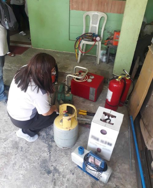 DTI-Laguna Inspects Service and Repair Shops in San Pedro City for Accreditation Renewal