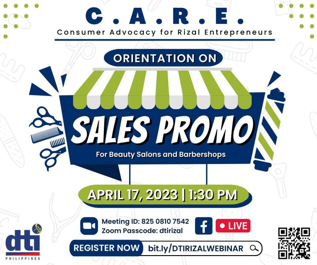 Orientation on Sales Promo Infographics