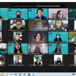 Screen capture of attendees of YEP Session on Basic Marketing