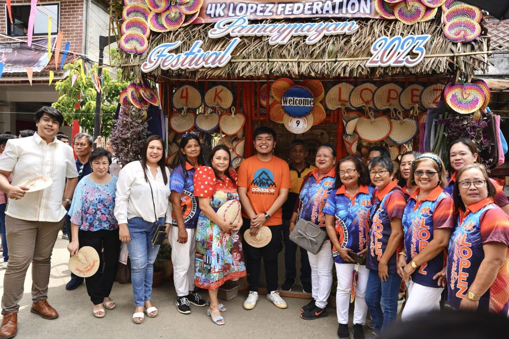 In photo: Honorable Cong. Mike Tan and Mayor Rachel Ubana, together with the DTI Quezon in celebrating the Pamaypayan Festival.