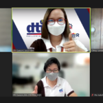 Screen capture of virtual meeting with potential mentees