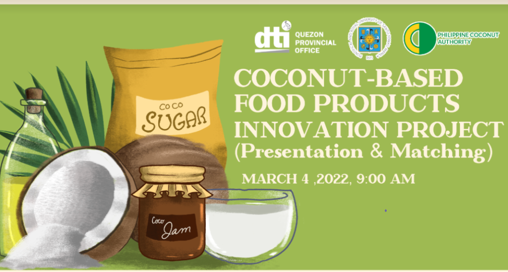 Coconut-based food products innovation project (presentation and matching)