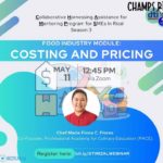 Food Industry Module: Pricing and Costing