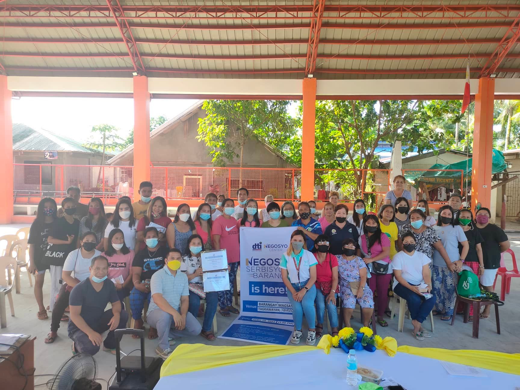 Negosyo Center Tagkawayan conducts LSP-NSB in Barangay Magsaysay and ...