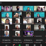Screen capture of participants of the webinar.