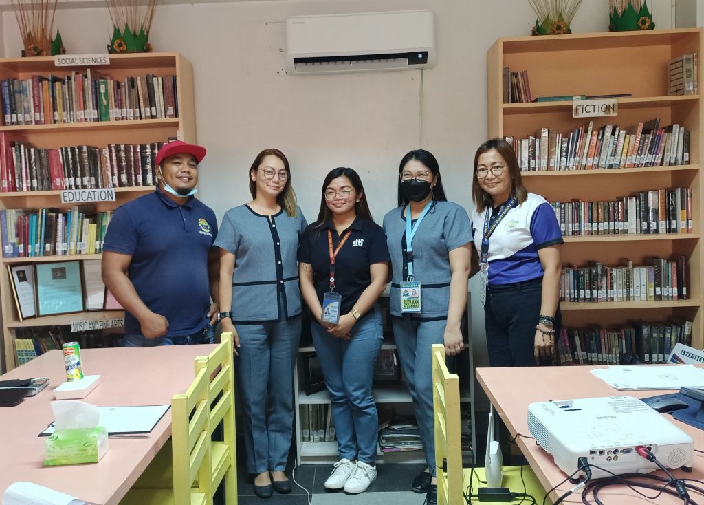 in photo: DTI Quezon through its Negosyo Center-Infanta Business Counselor, together with LGU Offficers from Infanta, Quezon.