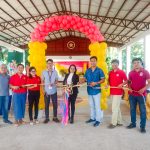 in photo: Ribbon cutting cereony joined by PUP Unisan and DTI Negosyo Center Atimonan Business Counselor
