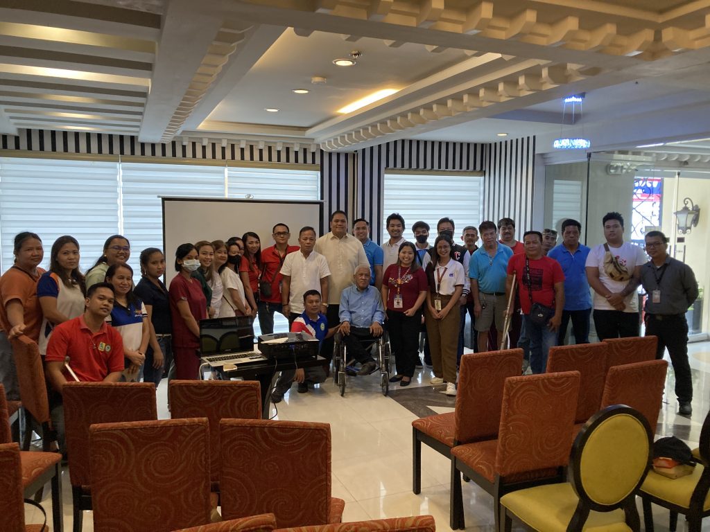 Group picture of attendees on meeting focused on capacity building for business establishments offering discounts to persons with disabilities (PWDs) and senior citizens.