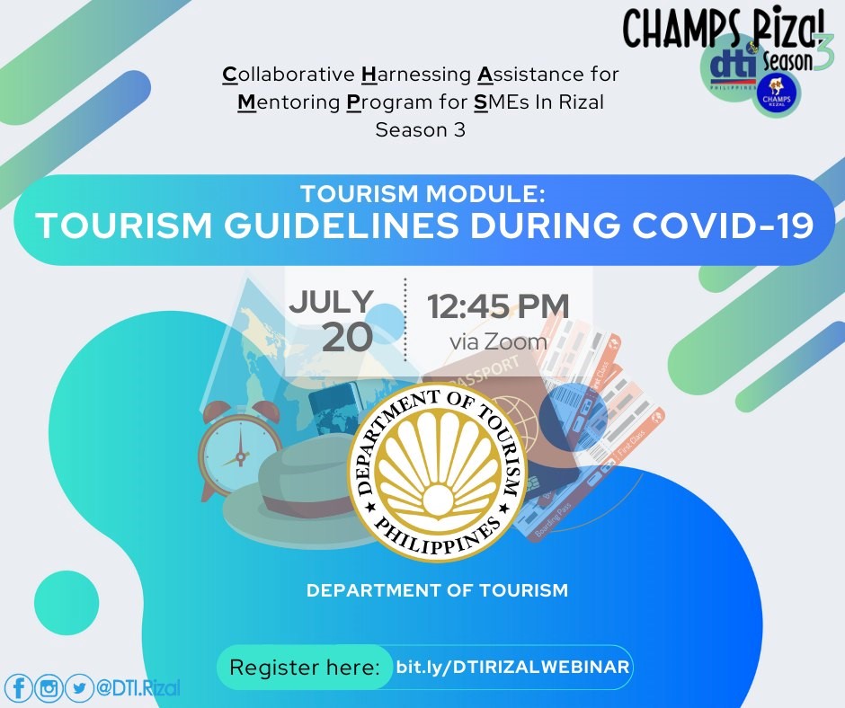 Tourism Module: Tourism Guidelines during COVID-19