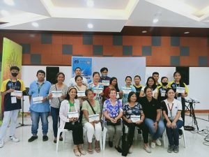 Negosyo Center Polillo Business Counsellors together with MSMEs in the tourism sector.