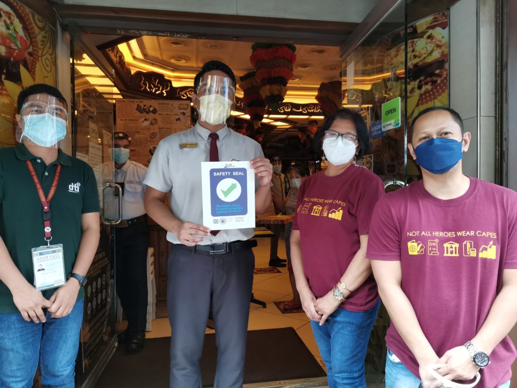Negosyo Center Lucban joins Lucban local government unit in Safety Seal Certification Inspection last August 17, 2021