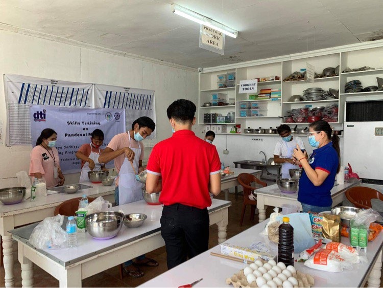 Ongoing training on pandesal-making