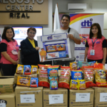 DTI Rizal together with one of the beneficiaries of PPG livelihood kit.