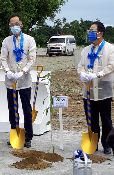 Mr. Takeshi Morikawa, President (Sumi North-Philippines Wiring Systems Corporation) and Mr. Masaru Yamamoto, Vice President (SNPW) 