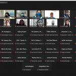 Screen capture of the attendees of Digital Tuesdays Webinar from Zoom