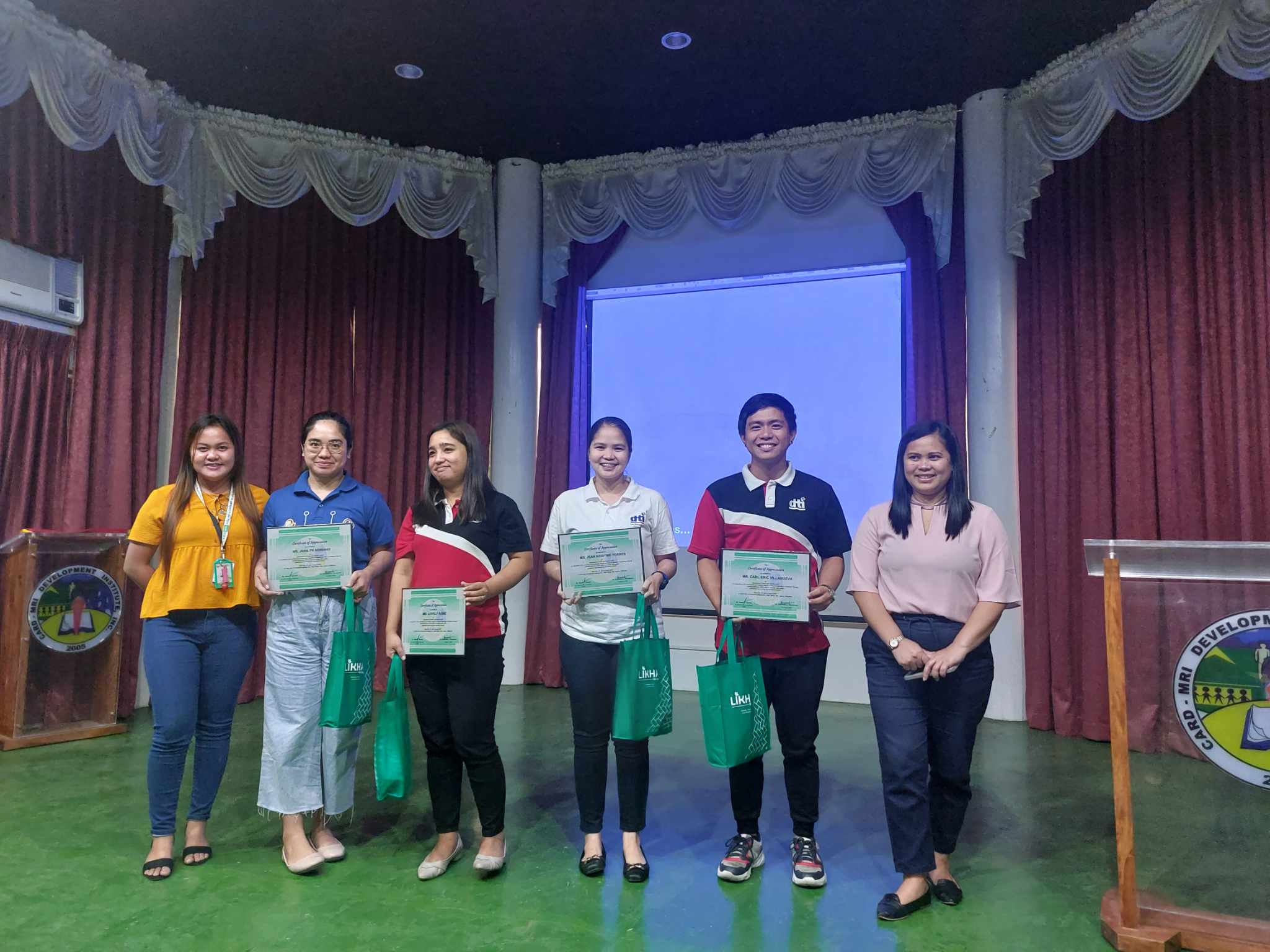 DTI-Laguna conducts livelihood training for Card-MRI Development ...