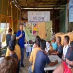 DTI Rizal through Negosyo Center Taytay Business Counsellor and SM Foundation in conducting an Entre Farm Game Seminar.
