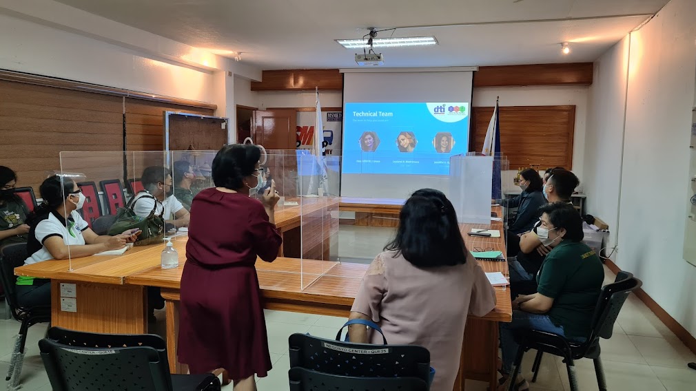 in photo: DTI Shared Service Facilities (SSF) Quezon with the Office of the Provincial Agriculturist - Quezon for the Planning of the SSF for Multi-Commodity Processing in Candelaria, Quezon