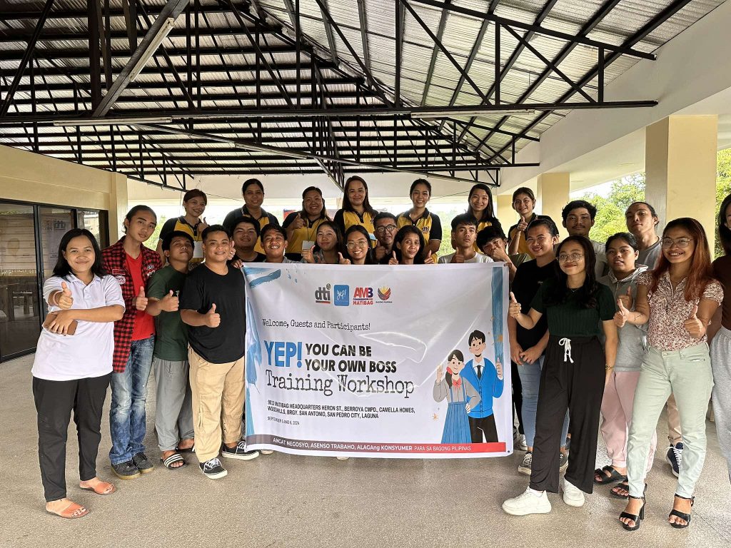 DTI-Laguna Unveils Youth Entrepreneurship Program BYOB! Capacity Building Training Workshop and Business Improvement Plan