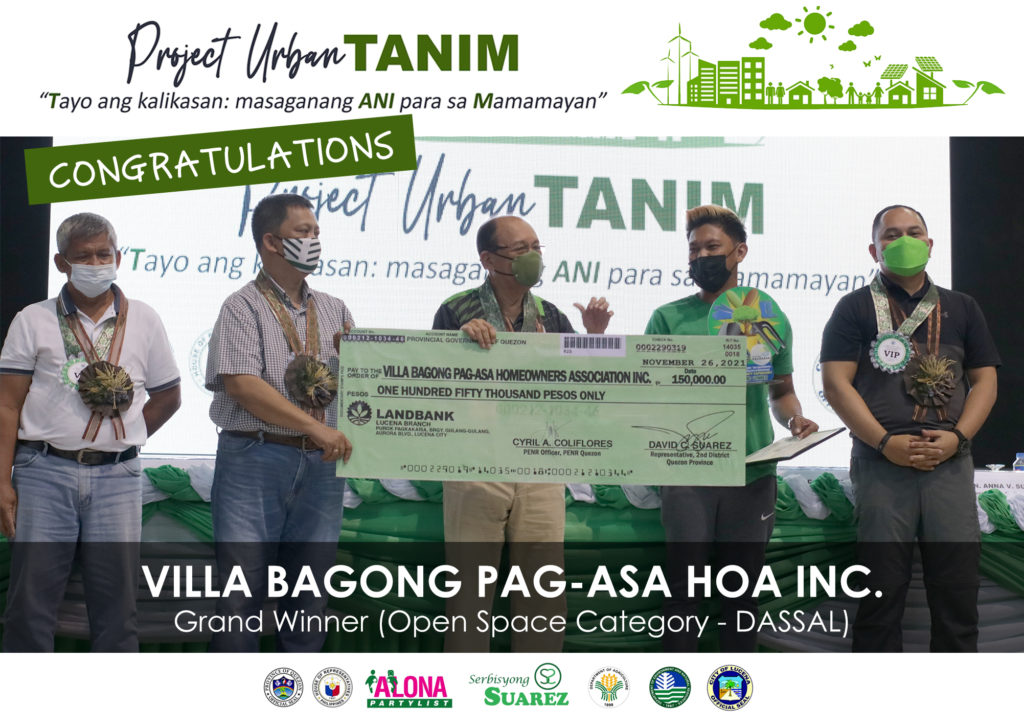 Villa Bagong Pag-Asa HOA Inc. - Grand Winner (Open Space Category - DASSAL)