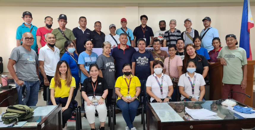 DTI Quezon together with CFIDP beneficiaries in Dolores, Quezon