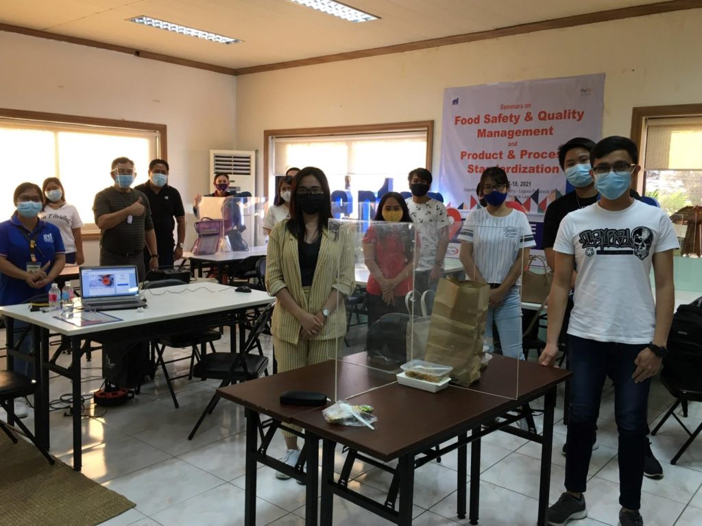 Participants in DTI Laguna compliance training