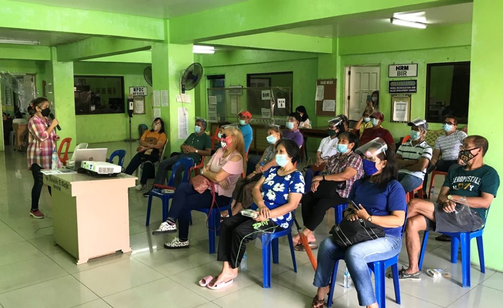 DTI-Rizal conducts a face-to-face seminar on Consumer Rights including the rights and privileges of Senior Citizens in Luisiana, Laguna