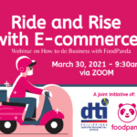 Poster of Ride and Rise with E-commerce Webinar