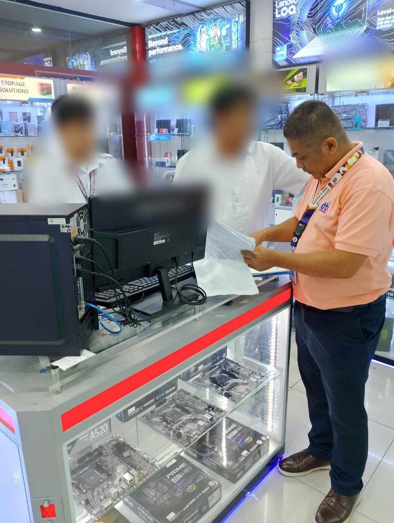 DTI-Laguna Continues Its Inspection of Service & Repair Shops in the Province of Laguna