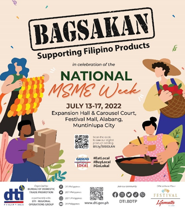 DTI celebrates National MSME Week with Bagsakan in Festival Mall ...