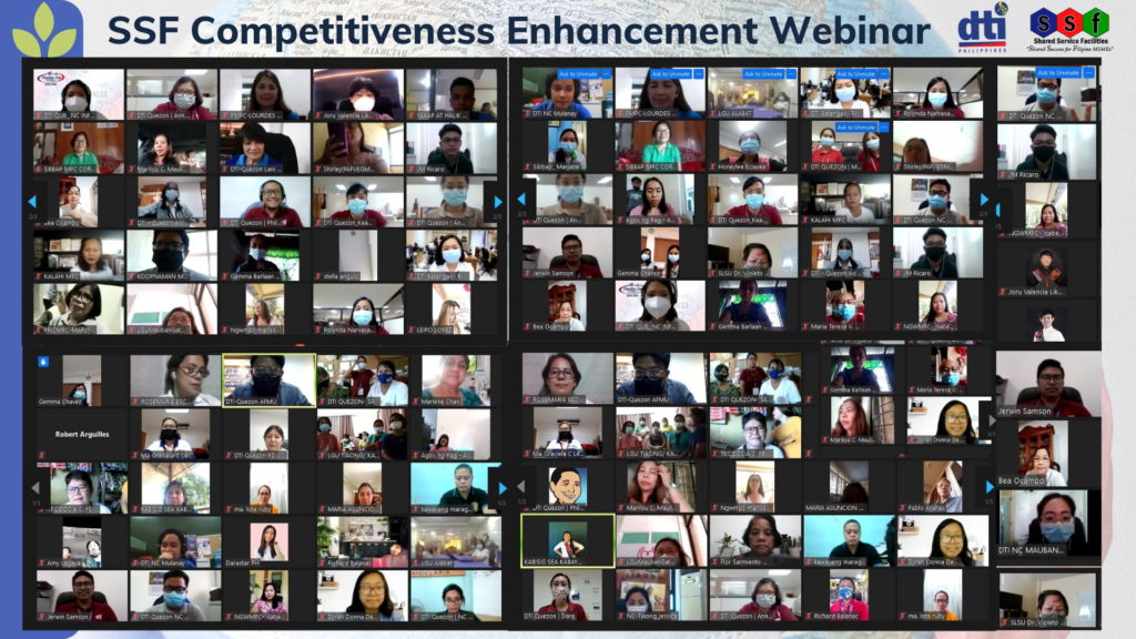 Crowd shot of SSF Competitiveness Enhancement Webinar 