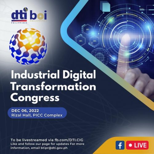 DTI To Hold The First-ever Industrial Digital Transformation Congress ...