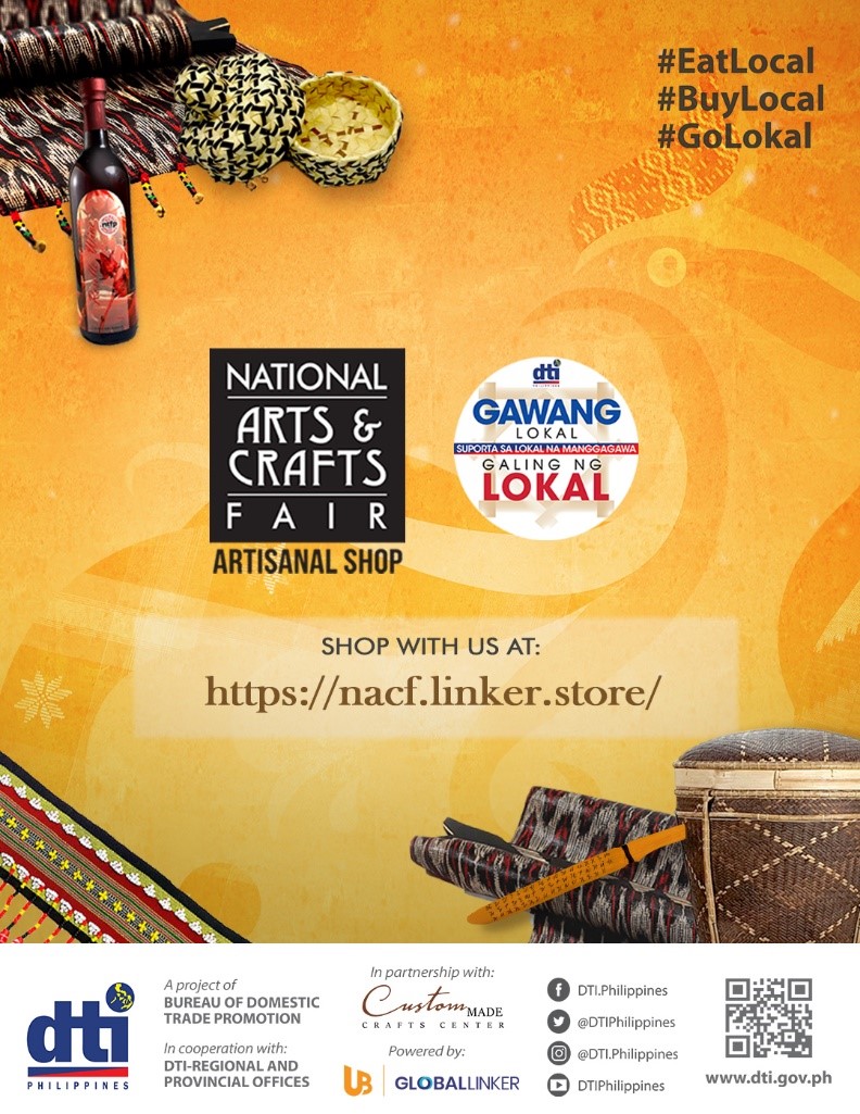 #EatLocal, #BuyLocal, and #GoLokal with National Arts & Crafts Fair Artisanal Shop! Visit www.nacf.linker.store now!