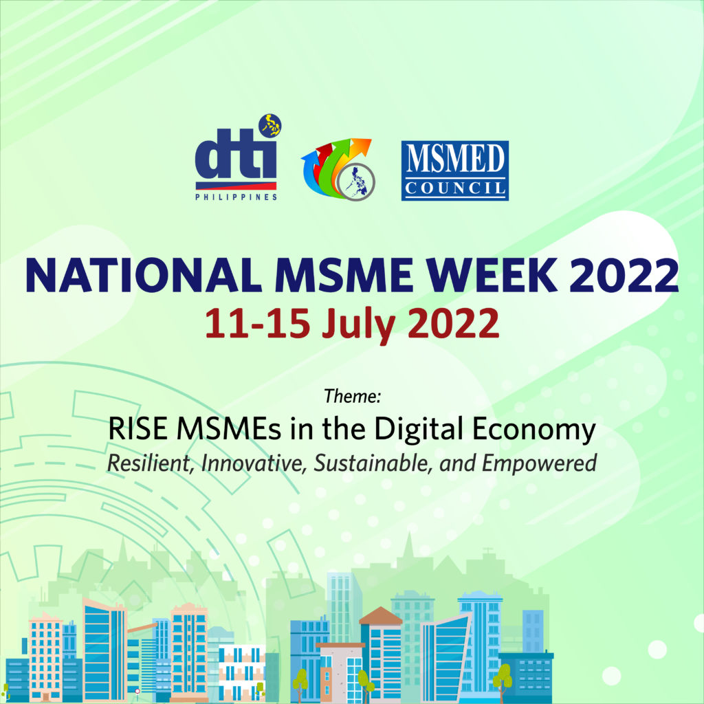 National MSME Week 2022 poster card
