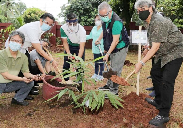 Bamboo planting activity with Sec. Lopez and the PBIC