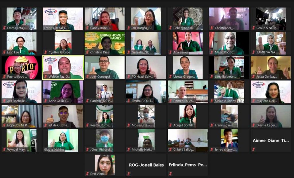 Group photo during the virtual graduation ceremony of Batch 1 of the Kapatid Mentor ME Online on November 09, 2020. 