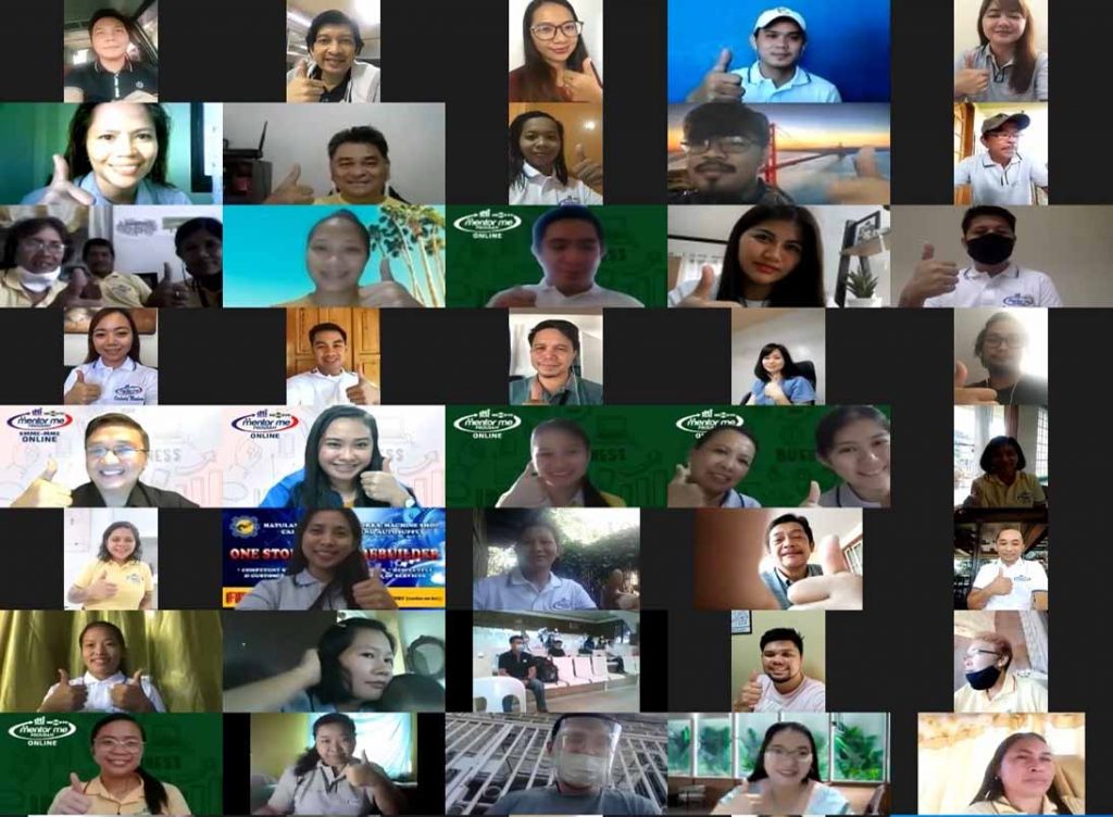 Group photo during the virtual graduation ceremony of Batch 2 of the Kapatid Mentor ME Online on November 20, 2020.  