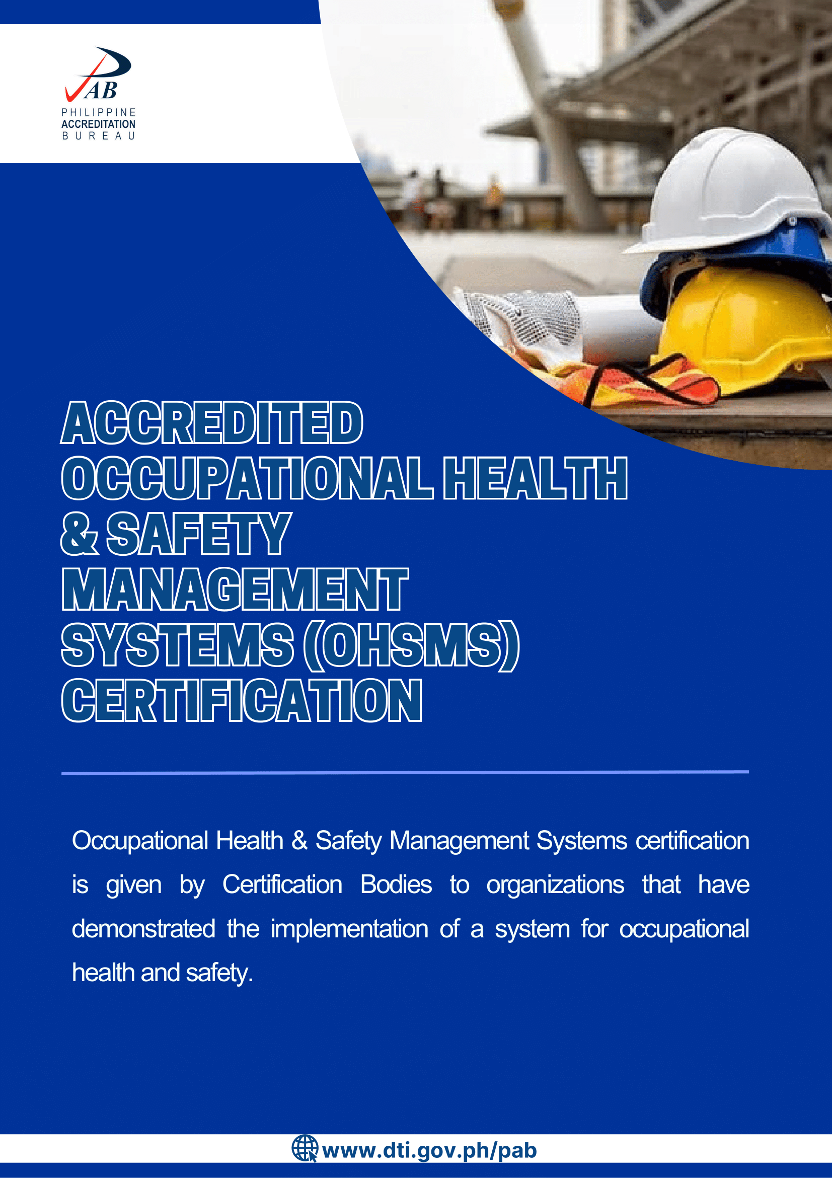 Accredited Occupational Health and Safety Management Systems (OHSMS) Certification