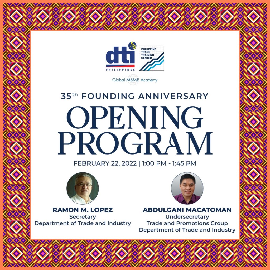 PTTC  35th Founding Anniversary Opening Program