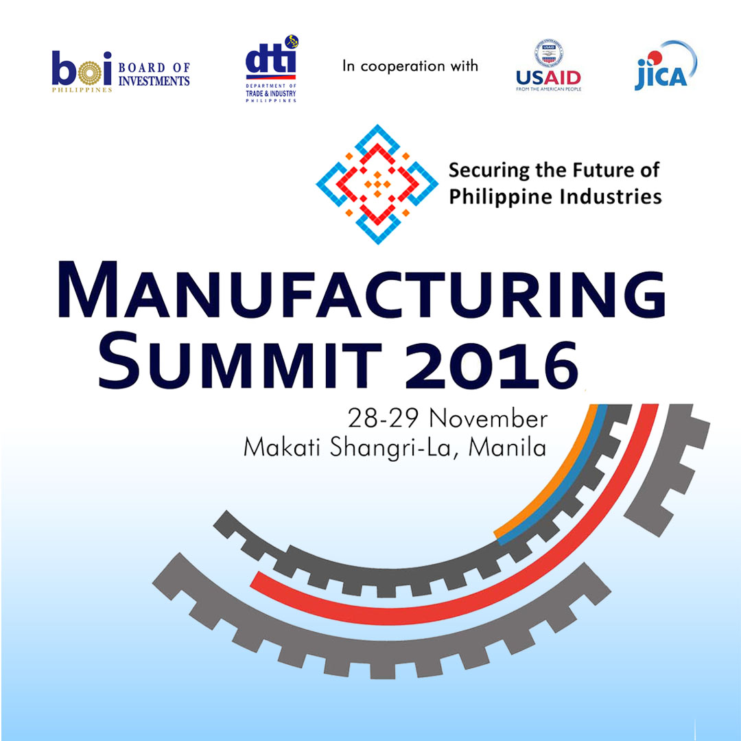 Manufacturing Summit 2016 poster